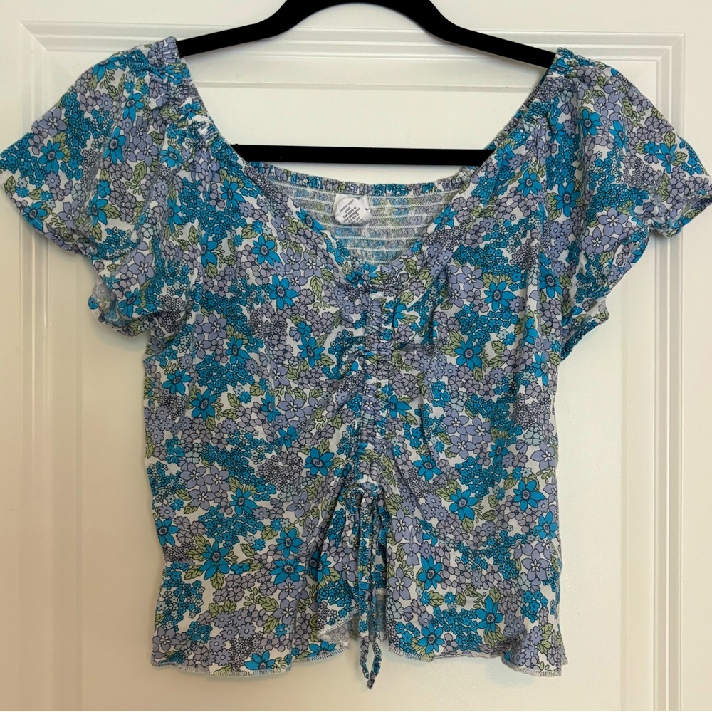 Floral Cropped Top